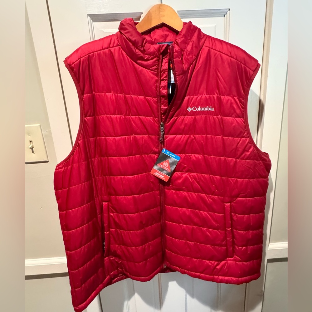 Columbia Crimson Quilted Vest Omni-Heat NWT